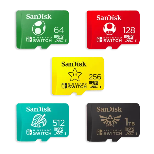 Nintendo Switch,Sandisk Nintendo Switch microSD,Nintendo Switch microSD,Sandisk Switch microSD,Sandisk microSD Sandisk Nintendo Switch microSD Card 記憶卡(獲 Nintendo® 授權的專用記憶卡)