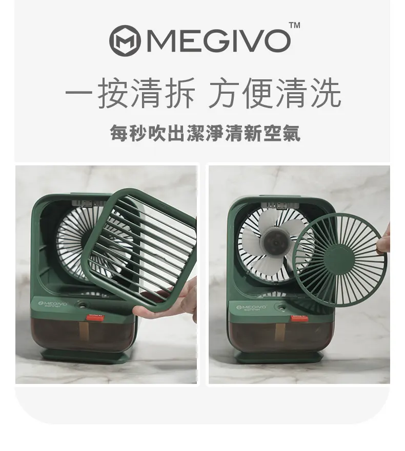 MEGIVO Sommer-TYPE III MEGIVO Sommer-TYPE III 多機能噴霧冷風扇