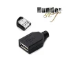 Type-C Female to Type-C Female Adapter USB Female Plug