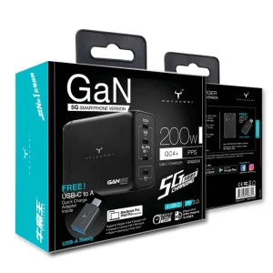 Maxpower GN200X,牛魔王,USB充電器 牛魔王 Maxpower GN200X 200W 4 位USB充電器