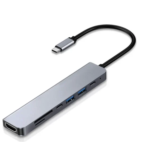 usb-c hub,type-c hub,usb-c hdmi,usb-c 擴展器,type-c 擴展器 TYPE-C USB-C HUB 7in1 HDMI USB3.0 (集線器 擴展器)