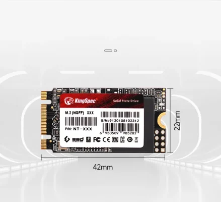 Kingspec 256GB M2 SATA NGFF 2242 SSD 固態硬碟