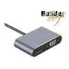 USB-C DUAL HDMI,type-c dual hdmi,type-c 出hdmi TYPE-C USB-C HDMI VGA USB3.0 HUB (集線器 擴展器)