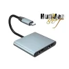 usb-c hdmi,usb-c hdmi vga,usb-c vga,usb-c 擴展器 TYPE-C USB-C DUAL HDMI USB3.0 HUB (集線器 擴展器)