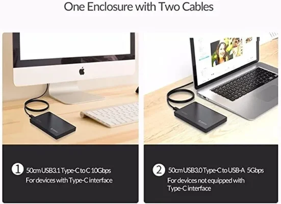 ORICO 2588c3 USB-C SSD HDD Case (2.5寸外置硬碟盒)