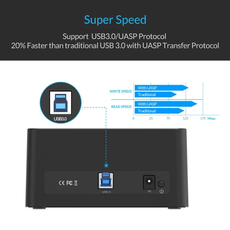 ORICO 6619us3 USB3.0 HDD Docking (3.5寸外置硬碟座)