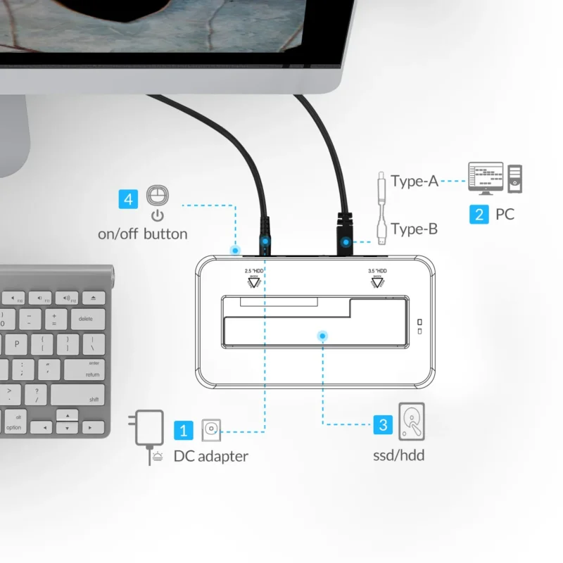 ORICO 6619us3 USB3.0 HDD Docking (3.5寸外置硬碟座)