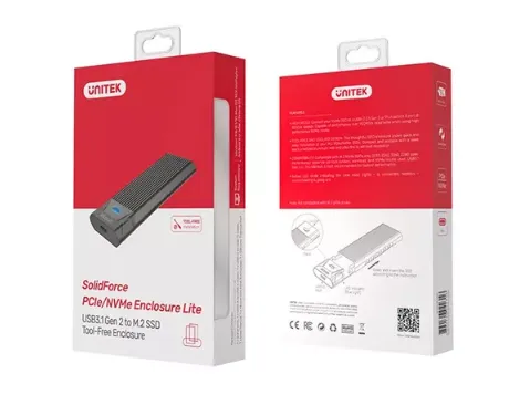 UNITEK S1203ABK M.2 NVMe SSD Enclosure (M2外置盒)