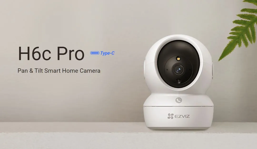 螢石 EZVIZ H6C-PRO 1080P 360°雲台版網絡攝錄機 (香港行貨)