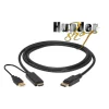 3.5mm 轉 光纖,AUX to S/PDIF HDMI to DP Adapter 轉換線 (1.8米)
