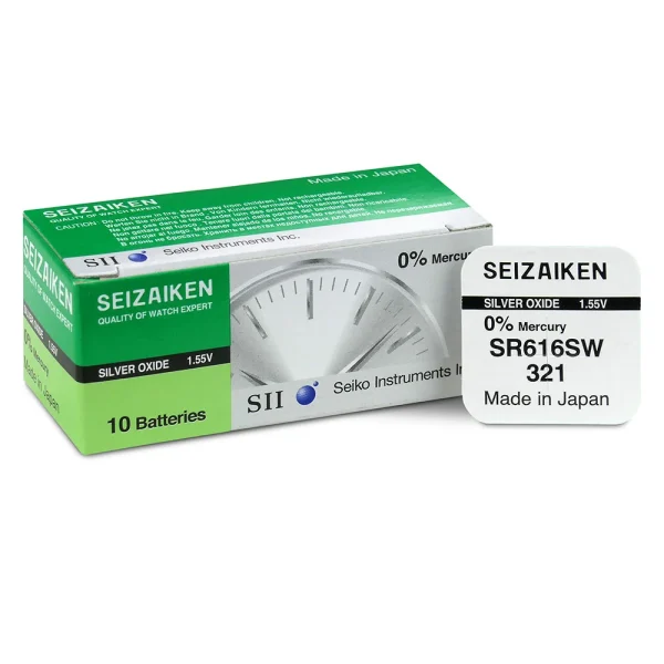 SEIZAIKEN 精工 321 SR616SW 紐扣電池(10粒)