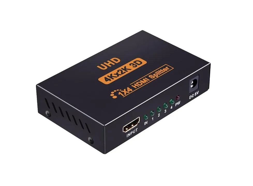 HDMI 4K 一出四 HDMI SPLITTER 1 to 4 (HDMI 4K 一出四 分配器 分屏器)