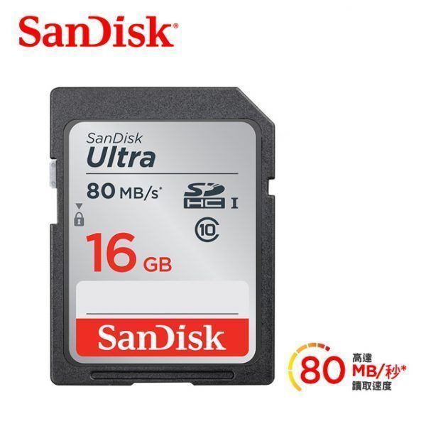 Sandisk Ultra SD 16Gb 記憶卡