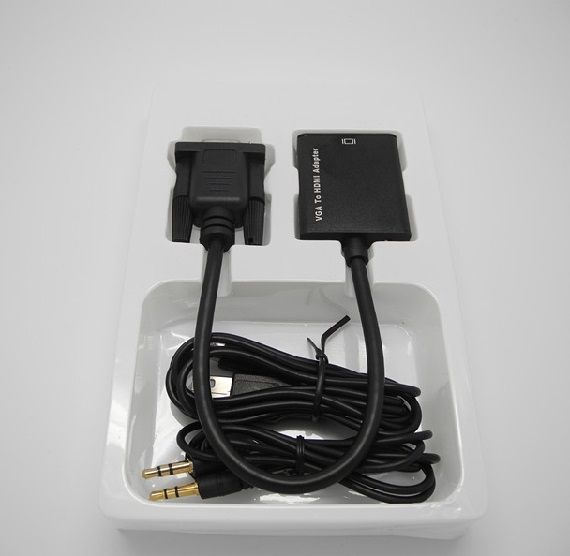 vga to hdmi,vga 轉 HDMI VGA to HDMI Adapter 轉換線