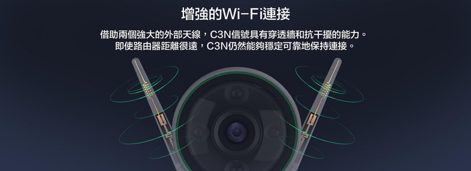 EZVIZ C3N 螢石 EZVIZ C3N 戶外網絡攝錄機 (1080P) (香港行貨)