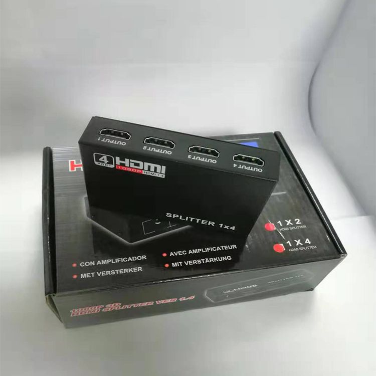 HDMI 一出四,HDMI SPLITTER 1 to 4,HDMI 分屏器 HDMI SPLITTER 1 to 4 (HDMI 一出四 分配器 分屏器)