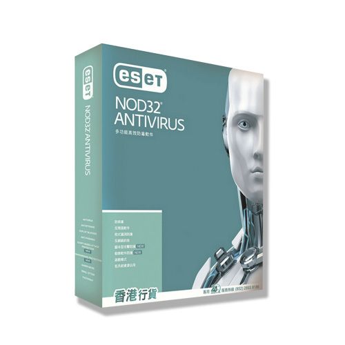 ESET Anti-Virus ESET Anti-Virus 1用戶 2年期更新 硬盒裝