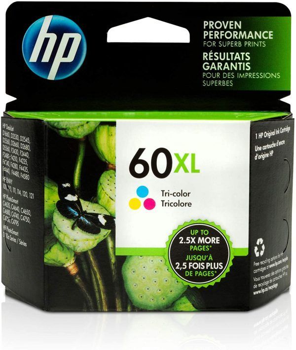 HP 60XL 彩色原裝墨盒