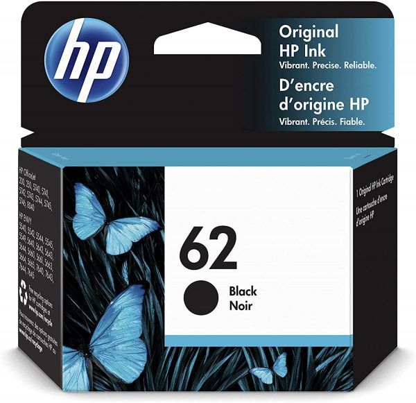 HP 62 黑色原裝墨盒