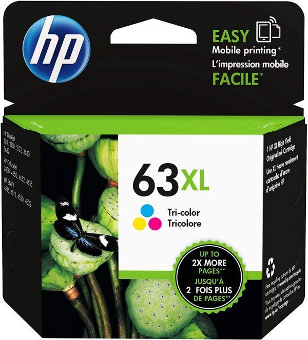 HP 63XL 彩色原裝墨盒