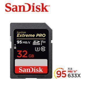 Sandisk Extreme Pro SD 32Gb (95MB/s)記憶卡