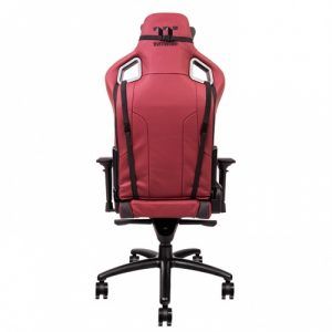 Alternative view of Thermaltake X FIT Real Leather Burgundy Red 人體工學椅